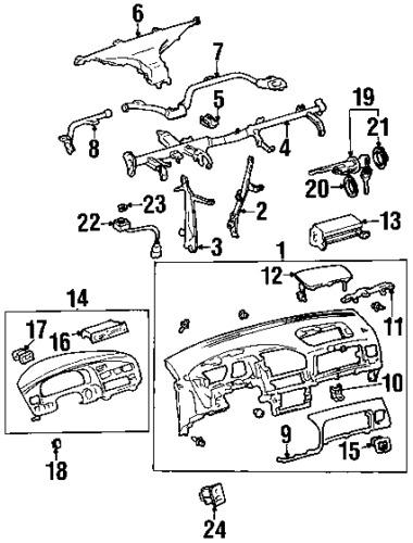 Toyota 6905745030 genuine oem factory original cyl & keys