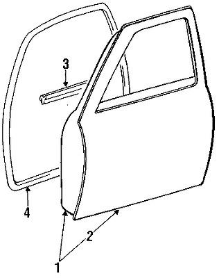 Toyota 6816004020 genuine oem factory original belt w'strip