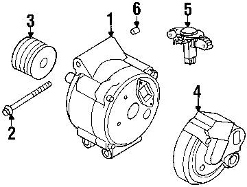 Mini 07130770522 genuine oem factory original alternator mount bolt