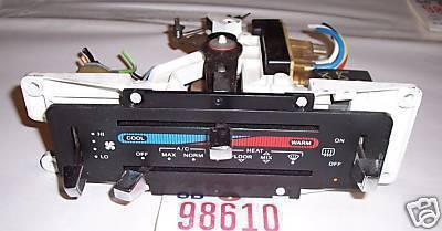 Mercury 88 grand marquis temperature/heater control blk 1988