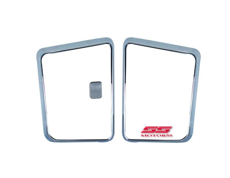 Gl1800 chrome dash door accent set 2001-2011 honda goldwing