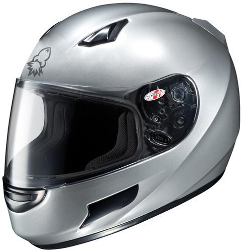 New joe rocket prime helmet, silver met, med/md