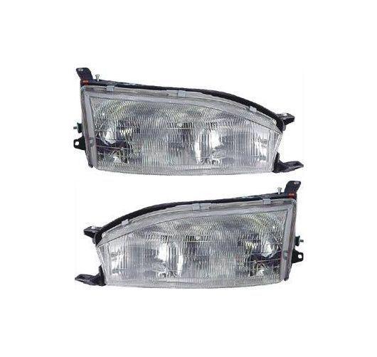 New headlight driving head light headlamp set of 2 left & right side lh rh pair