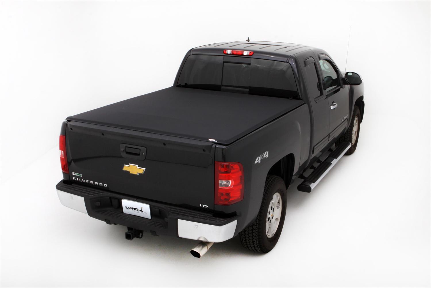 Lund 95893 black pearl; tri-fold tonneau 07-14 sierra 1500 silverado 1500