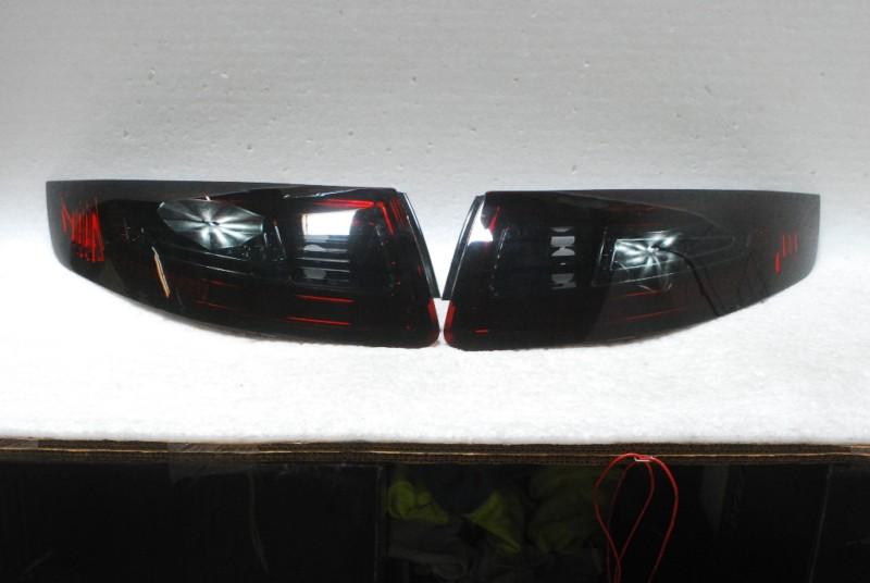 05-08 porsche 997 911 carrera led red smoked tail brake lights lamps left+right