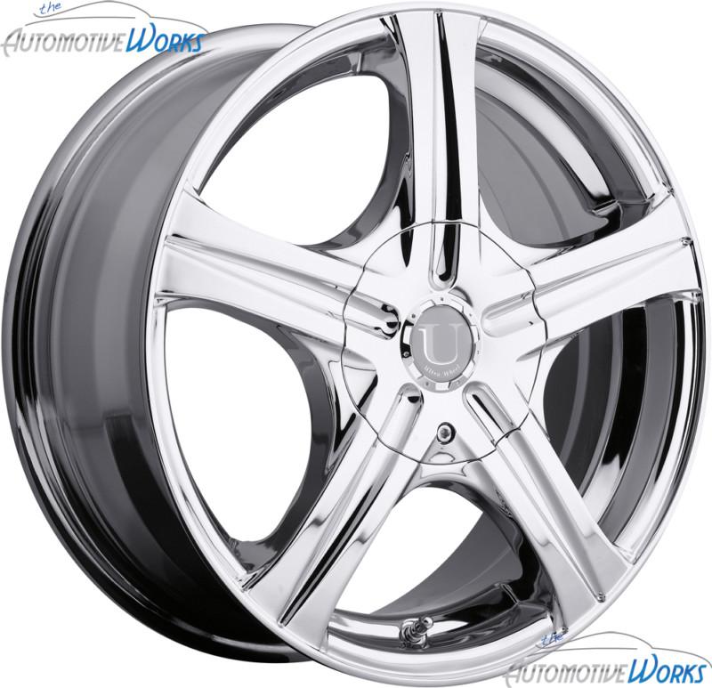 1 - 16x6.5 ultra 403 slalom 5x120 5x112 +45mm chrome wheel rim inch 16"