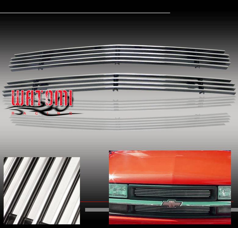 98-04 chevy s10 pickup truck blazer upper billet grille