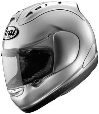 New arai corsair-v full-face adult helmet, aluminum silver, xl