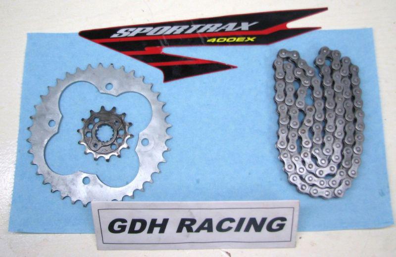 Trx 400ex 400 ex stock oem chain & sprocket set