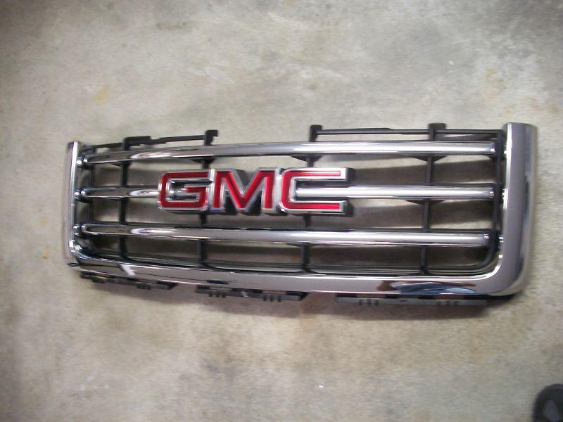  factory grille oem take off 2013 gmc sierra 1500 sle slt oem oe chrome