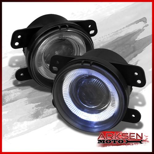 Smoked 05-10 chrysler 300 pt cruiser magnum halo projector fog lights lamps set