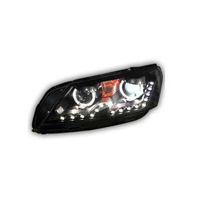 2011-2013 volkswagen passat xenon headlights projector with led drl angel eye v2