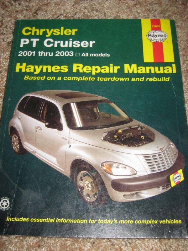 Haynes chrysler pt cruiser repair manual 2001 2002 2003 all models