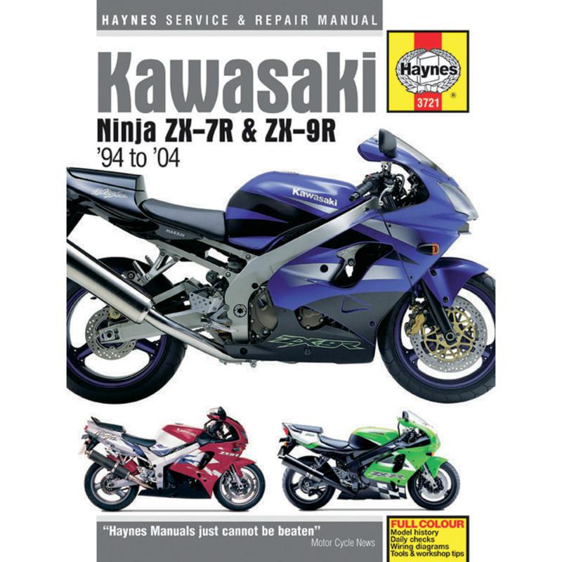 Haynes 3721 repair service manual kawasaki zx750/900 1994-2004