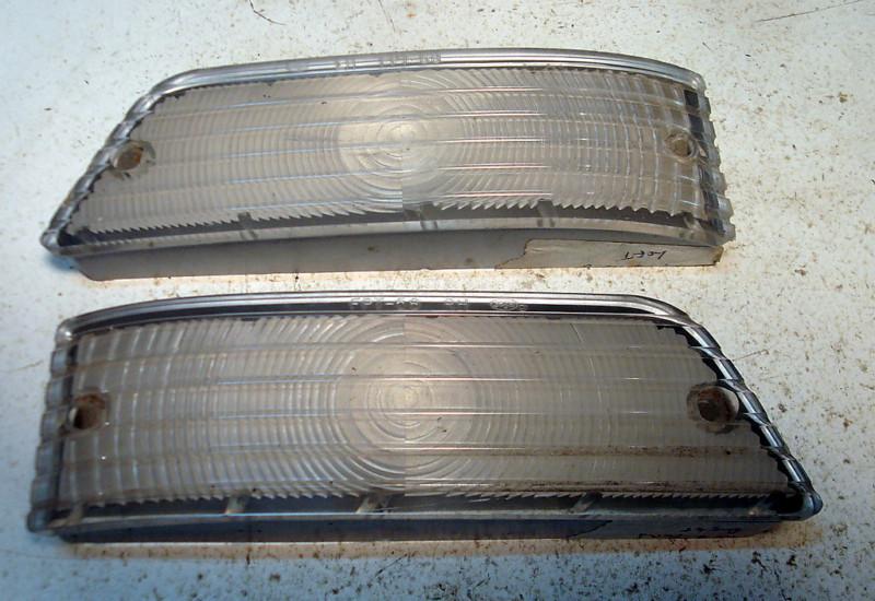 2 1958 ford script parking light lens