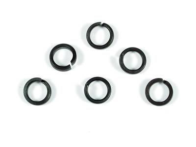 Mr. gasket 3418 washers split lock steel black oxide .313" inside dia setof12