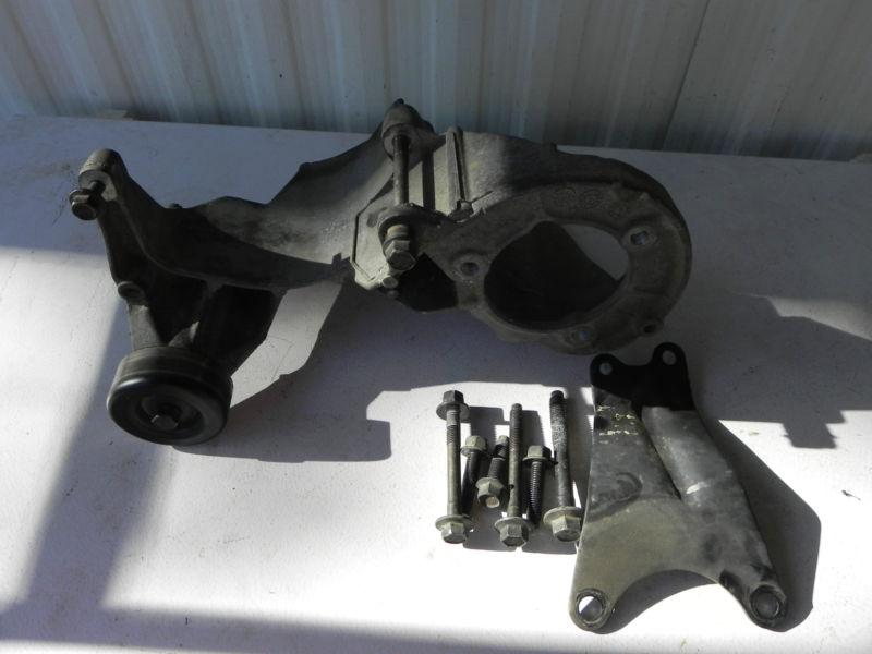 Ford mustang power steering pump bracket with idler pulley and hardware 3.8l v6