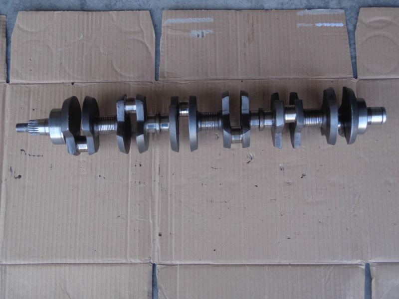 Crankshaft assembly from a 1973 inline 6 cylinder 115 hp p/n 6646a2