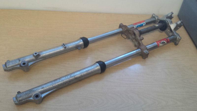 Suzuki rm80 1978 79 80  front forks with triple clamps tree 