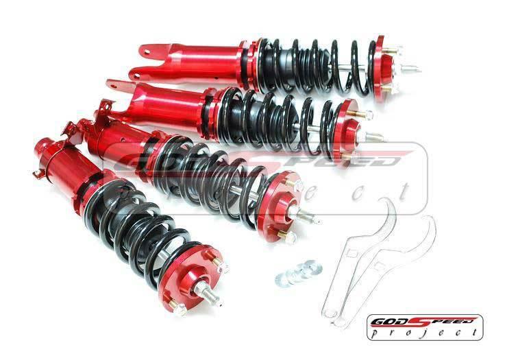 New godspeed acura integra 90-93 type-rs coilover suspension 16 ways adjustable 