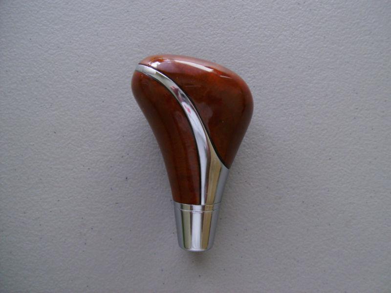 Burl wood + chrome shift knob taken from mercedes s500 w220