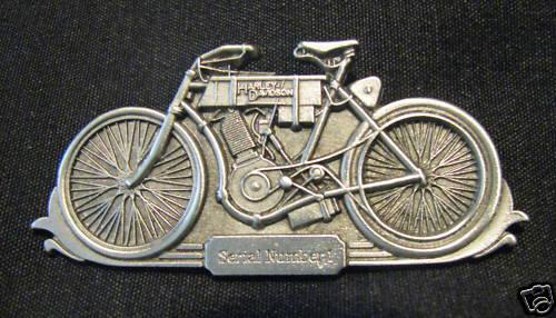 Harley-davidson serial number 1 old skool pin 1903