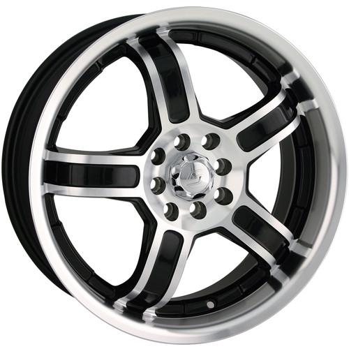 17x7 black sacchi s52 wheels 4x100 4x4.5 +40 daewoo nubira lanos dodge