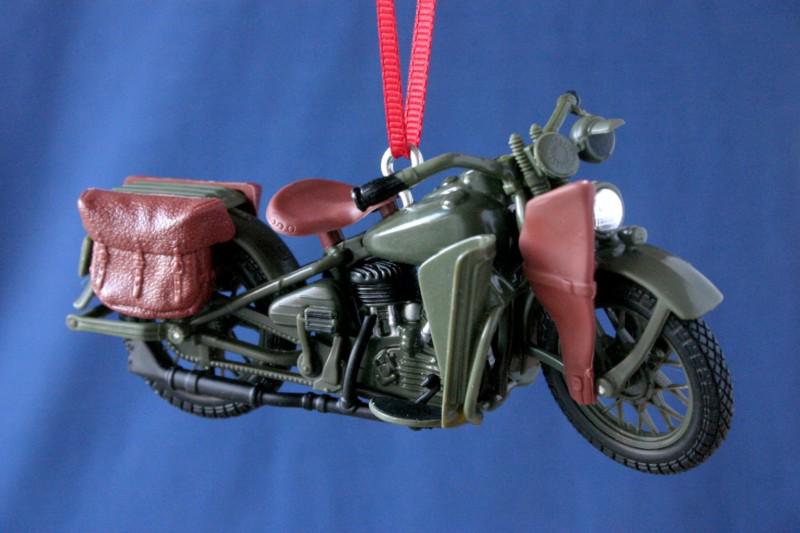 1942 harley davidson wla flathead * 42 hd * christmas tree ornament