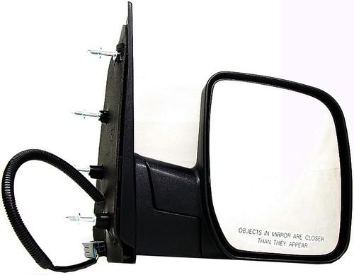 Side view mirror rh econoline van, power; sail type, pedestal platinum# 1272289