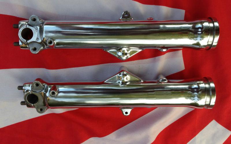 Honda cb750 cb 750  polished fork lowers 71-76 shoc oem vintage