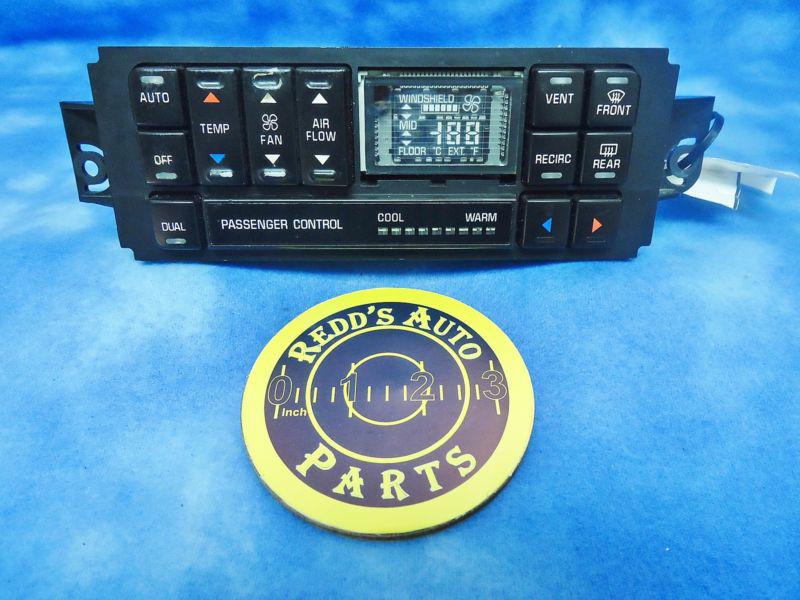 97-04 buick regal digital dual zone ac climate control 10435588 for parts 265r