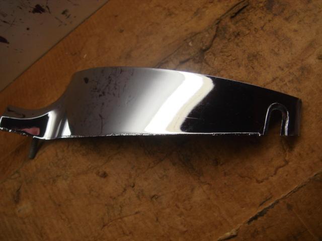 60s studebaker curved lh chrome moulding  new studebaker part