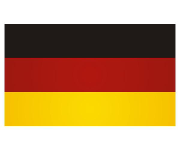 Germany flag decal 5"x3" deutschland german vinyl car bumper sticker zu1