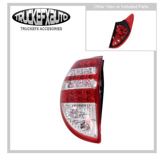 New tail light lamp driver left side clear red lens lh hand to2818142