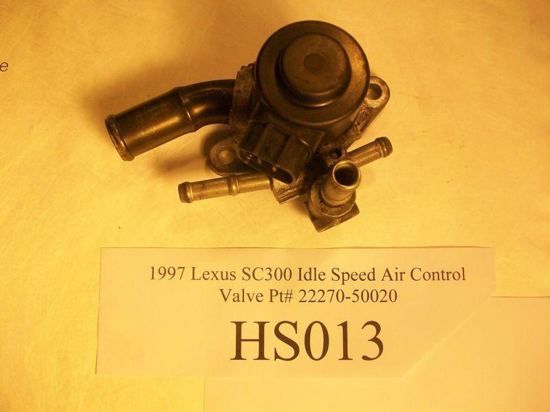 1997 lexus sc300 idle speed air control valve pt# 22270-50020  2227050020 #hs013