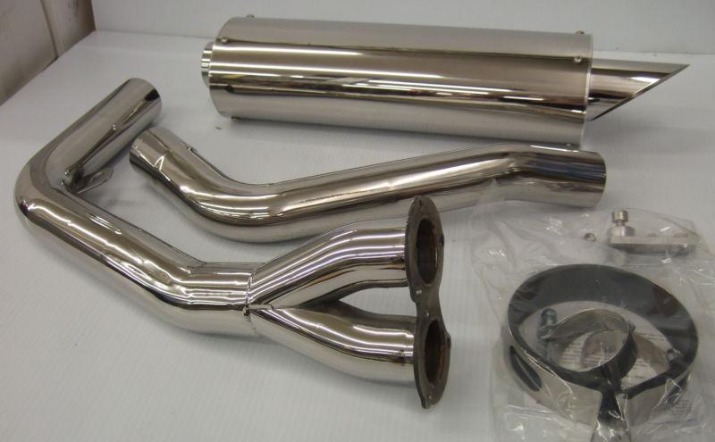 Boz bros gild slip on high mount street core exhaust kawasaki zx10r 06-07