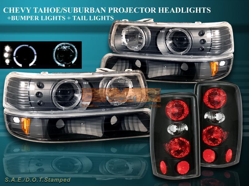 2000 - 2006 chevy tahoe suburban halo projector/bumper/tail lights in stock