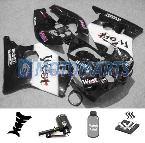 Bundle fairing kit w/ brake fluid reservoir for honda cbr400rr nc23 1988 1989 aa