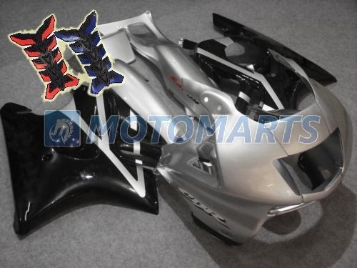 Free tank pad! aftermarket fairing kit bodywork for honda cbr600 f3 1997 1998 ad