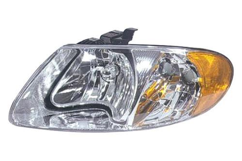 Replace ch2502129c - chrysler town and country front lh headlight lens housing