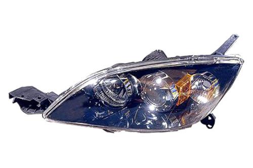 Replace ma2518107c - 04-06 mazda 3 front lh headlight lens housing halogen