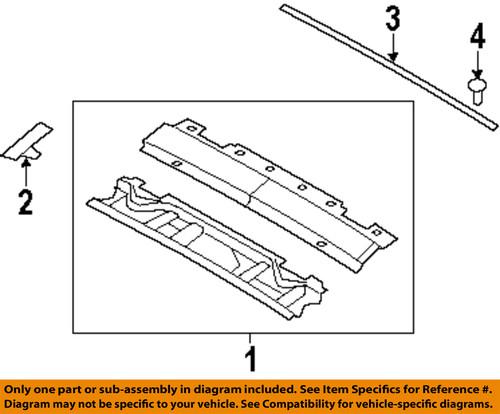 Chrysler oem 4389636ad roof-seal strip