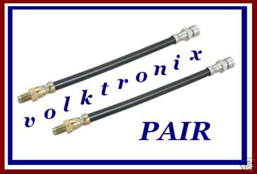 Vw volkswagen super beetle bug ghia 1968-79 rear brake hose 113611775e (pair) 