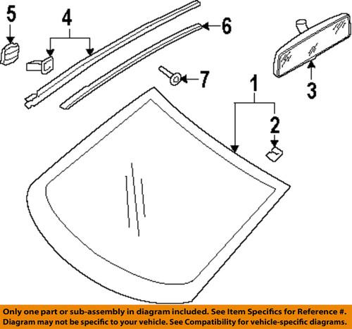 Volkswagen oem 5k0854319c5ap windshield-molding