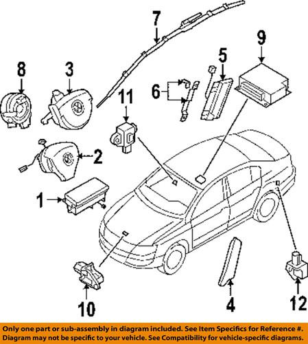 Volkswagen oem 5n0959351b air bag-side impact sens