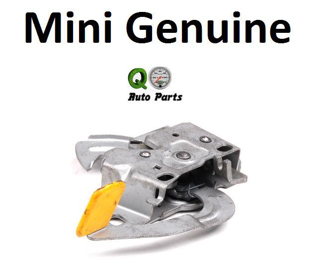 Mini cooper s convertible 02-08 new genuine driver left hood lock 51237132755