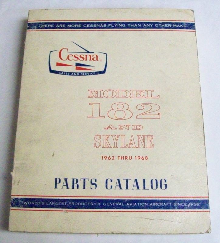 Original cessna 182 skylane 1962-68 parts catalog