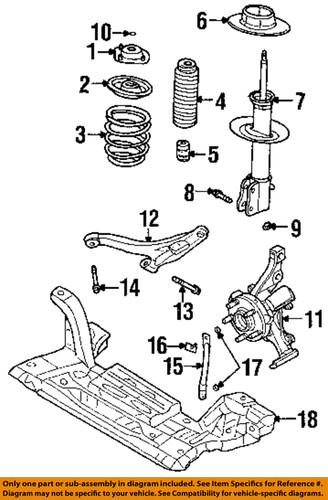 Mopar oem 5272341ag front suspension-engine cradle