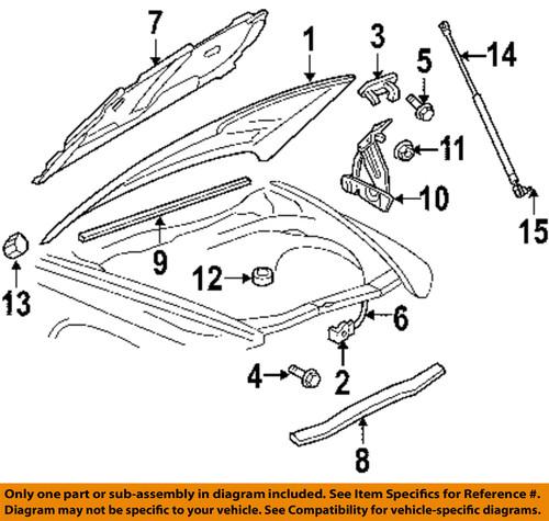 Dodge oem 55359293aa hood-striker