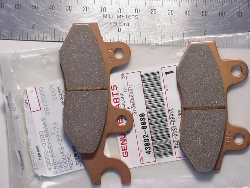 43082-0080 $39.99 kawasaki klr650 kl650 klr 650 oem rear brake pads 1 set